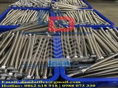 Dây dẫn nước nóng lạnh inox, Dây cấp nước inox dài 60cm