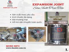 Khớp giãn nở inox, ống bù trừ giãn nở nhiệt, khớp co giãn inox