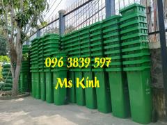 Thùng rác nhựa 120 lít giá rẻ sẵn hàng số lượng lớn, giao hàng toàn quốc - 096 3839 597 Ms Kính