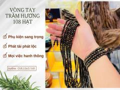 Vòng tay trầm hương 108 hạt - đeo là thơm, mang là an
