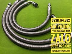 ống mềm teflon bọc lưới inox-ống PTFE