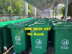 Chuyên sỉ và lẻ thùng rác nhựa 240 lít, thùng rác đô thị 240 lít - 096 3839 597 Ms Kính