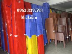 Ghế nhựa cao không dựa, ghế nhà hàng đãi tiệc sỉ sll / 0963 839 593 Ms.Loan