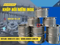 Khớp nối kim loại nối bích, khớp nối mềm inox 304, khớp nối chống rung máy phát điện