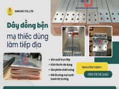 Cung cấp dây đồng bện mạ thiếc dùng làm tiếp địa thang máng cáp