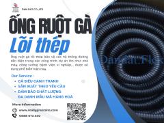 Ống Ruột Gà Chịu Nhiệt – Ống ruột gà lõi thép bọc nhựa, Ống thép luồn dây điện