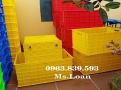Thùng nhựa bít 5 bánh xe đựng linh kiện, dụng cụ / 0963 839 593 Ms.Loan