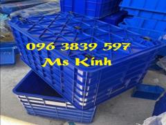 Sóng nhựa bít 5 bánh xe, thùng nhựa đặc có bánh xe - 096 3839 597 Ms Kính