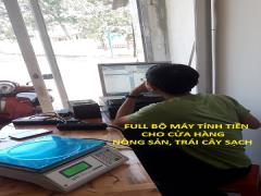 Setup tận nơi tại Bình Phước Full bộ máy tính tiền giá rẻ cho cửa hàng nông sản/trái cây sạch