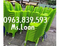 Ghế nhựa dựa nhỏ, ghế dựa cao, ghế nhựa việt thành rẻ / 0963 839 593 Loan