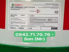 Dầu Nhớt Castrol CRB Turbomax 20W50 CI-4 209L Chính Hãng, Giá Tốt