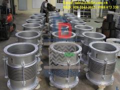 Khớp nối chống rung có ty định hướng, Khớp nối giãn nở inox