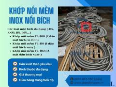 Ống mềm kim loại, Ống mềm inox công nghiệp, khop noi mem inox