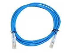 Cáp đấu nối, U/UTP, Cat.6, CM (PVC), màu xanh dương, 3m