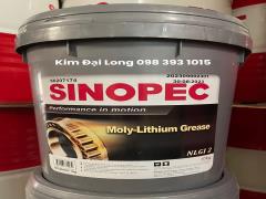 MỠ SINOPEC MOLY LITHIUM ĐỘ ĐẶC SỐ 2