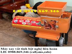 Máy xay vắt tinh bột nghệ liên hoàn