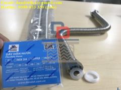 Dây dẫn nước nóng lạnh inox, Dây cấp nước inox dài 60cm