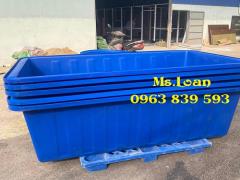 Thùng nhựa chữ nhật 1100L nuôi cá, thùng nhựa làm bể bơi / 0963 839 593 Ms.Loan