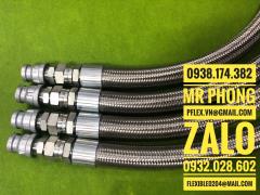 ống mềm teflon bọc lưới inox-ống PTFE