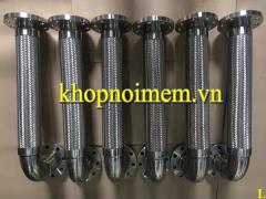 Báo giá khớp nối mềm inox nối bích - lắp ren chịu nhiệt cao | khopnoimem