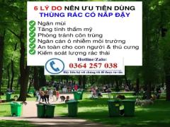 Thùng rác công cộng 120-240 lít nhựa HDPE giá rẻ trên toàn quốc