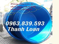 Thùng nhựa trồng cây, thùng nhựa tròn, tank nhựa lắp đặt hệ thống Aquaponics / 0963 839 593 Loan