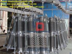 Khớp nối chống rung có ty định hướng, Khớp nối giãn nở inox