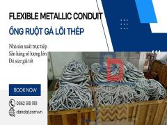 Ống ruột gà lõi thép luồn dây cáp điện bọc nhựa PVC (ống luồn dây điện)
