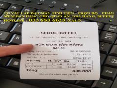 Bộ máy tính tiền Pos giá rẻ cho quán Buffet, quán ăn