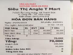 Lắp đặt tận nơi phần mềm + thiết bị tính tiền giá rẻ cho Siêu thị bách hóa ở Vĩnh Long