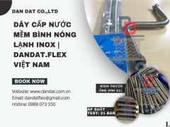 Dây cấp nước inox 304, ống dẫn nước mềm nóng lạnh phi 21