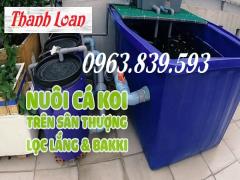 Thùng nhựa nuôi cá 2 khối hình chữ nhật, bể nhựa 2000L bền / 0963 839 593 Ms.Loan