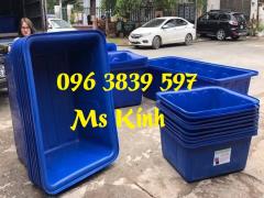 Thùng nhựa chữ nhật 300 lít, tank nhựa nuôi cá, trồng rau - 096 3839 597 Ms Kính