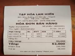 Bán full bộ máy tính tiền cho Tạp hóa tại Sóc Trăng