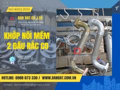 Khớp nối kim loại nối bích, khớp nối mềm inox 304, khớp nối chống rung máy phát điện