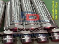 Dây tuy ô thủy lực, Dây dầu thủy lực inox, Khớp nối mềm nối ren