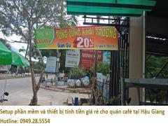 Lắp đặt tận nơi ở Trà Vinh full bộ máy tính tiền giá rẻ kèm phần mềm quản lý cho quán café