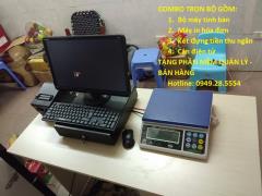 Setup tận nơi tại Bình Phước Full bộ máy tính tiền giá rẻ cho cửa hàng nông sản/trái cây sạch